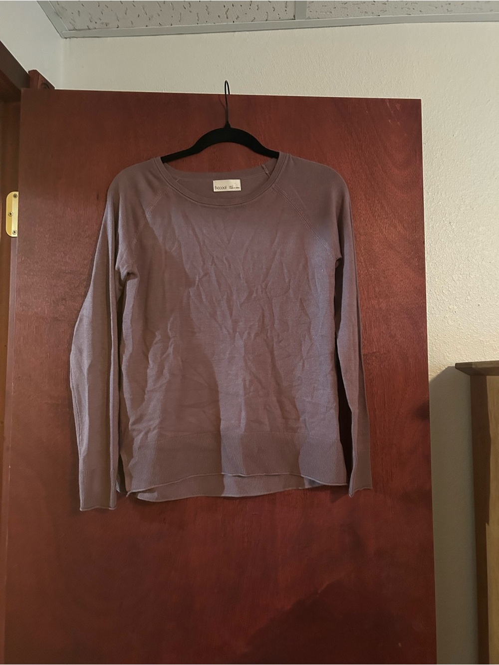 BeCOOL Crewneck Pullover in Mauve